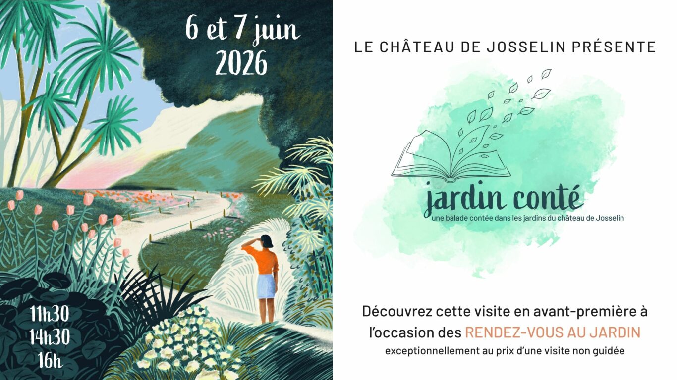 Jardin conté. Balade contée dans les jardins du château de Josselin.
